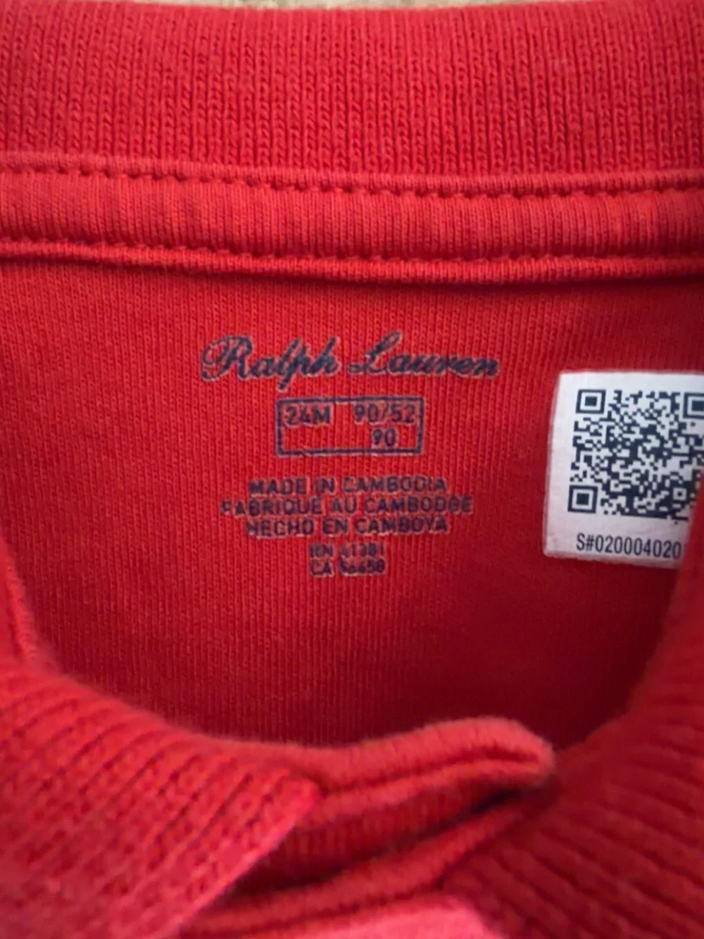 Ralph Lauren Red Short-Sleeve Polo for Toddlers